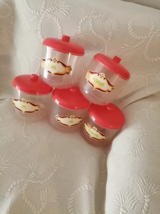 5 Contenitori Cucina Sale Zucchero