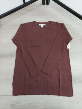 Jersey Túnica Ligero Manga Larga Cuello Pico L