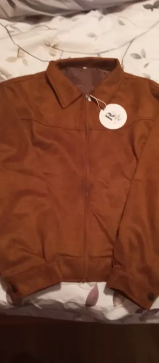 Cazadora ante marrón