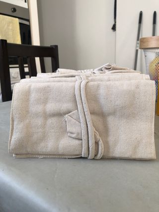 14 Porta joyas de tela beige Ideales para regalar