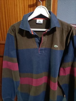 Jersey Lacoste Talla L Rayas