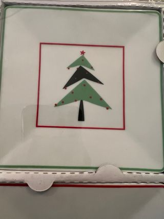 Platos pequeños de Navidad - Set de 4 J