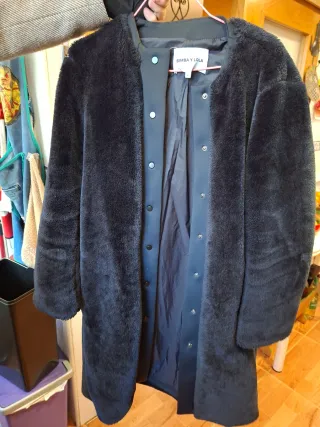 Abrigo Bimba y Lola negro Talla L