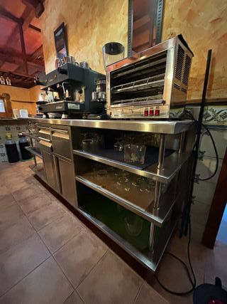 Mesa de aluminio para hostelería