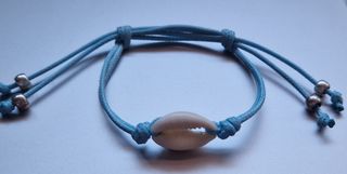Pulsera concha azul