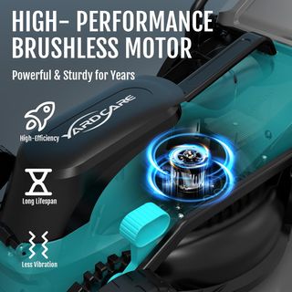 Cortacésped Eléctrico Yardforce 18V Sin Escobillas