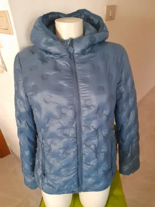 Piumino donna color avio