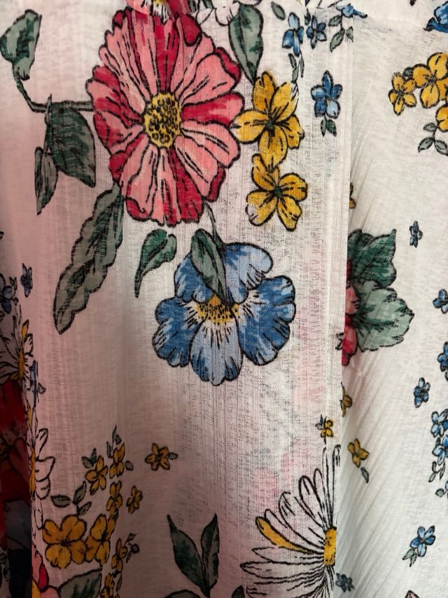 Vestido Springfield floral talla M