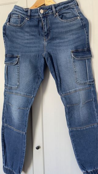 Vaqueros cargo azules