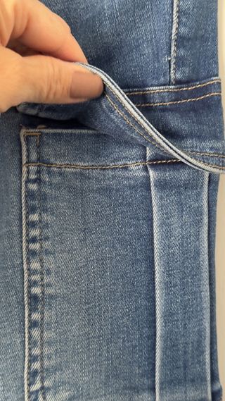 Vaqueros cargo azules