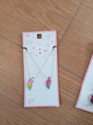 Pack 2 Collares Corazón y BFF