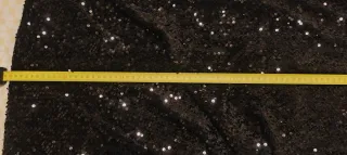 Vestido Mango lentejuelas negro