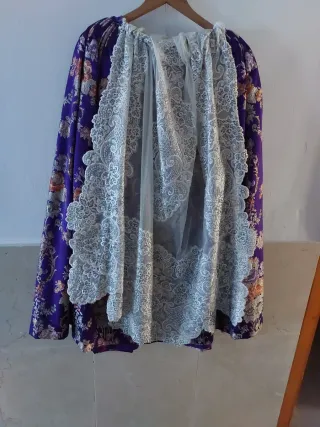 Traje de Fallera con Manteletas y zapatos