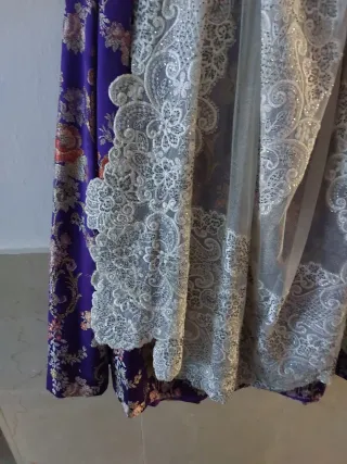 Traje de Fallera con Manteletas y zapatos