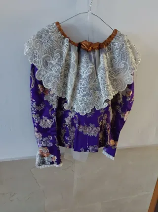 Traje de Fallera con Manteletas y zapatos