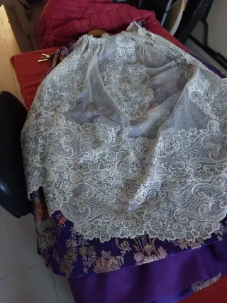 Traje de Fallera con Manteletas y zapatos