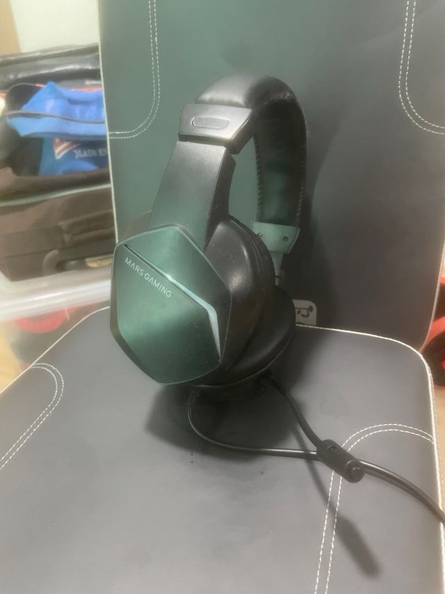 Cascos Gaming Mars Gaming MH122 Negro