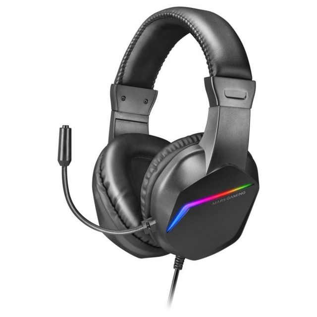 Cascos Gaming Mars Gaming MH122 Negro