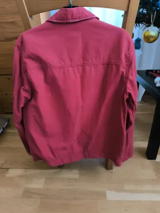 Cazadora roja hombre talla M