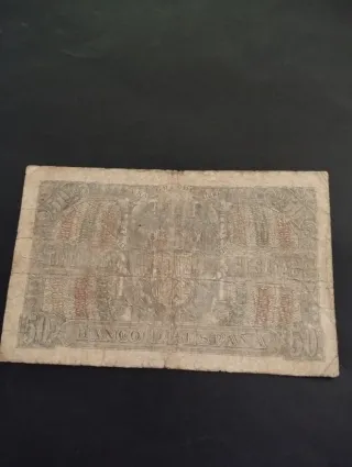 Billete 50 Pesetas Banco de España 1940