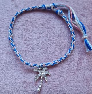 Pulsera hilo ajustable con palmera
