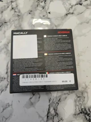 Adaptador Macally USB-C a HDMI 4K