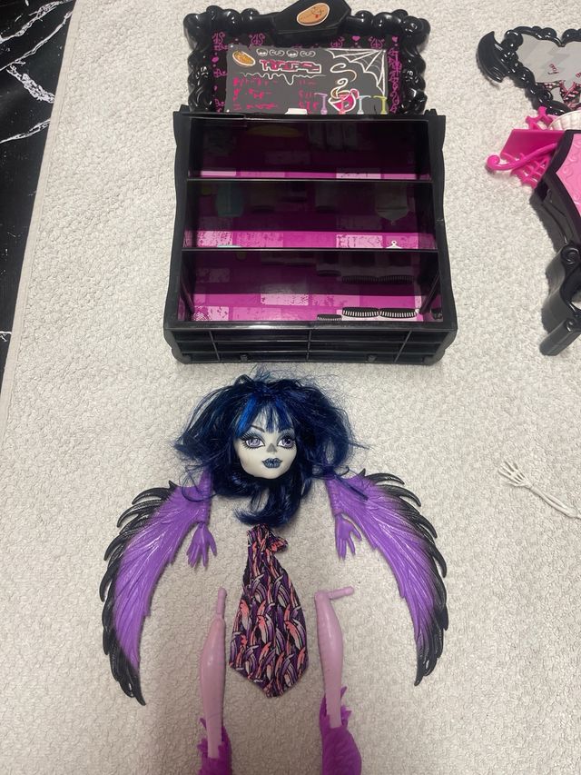 Lotto di 14 bambole Monster High + accessori