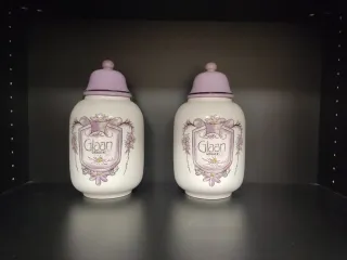 Bottiglie in ceramica farmacia antiche Glaas