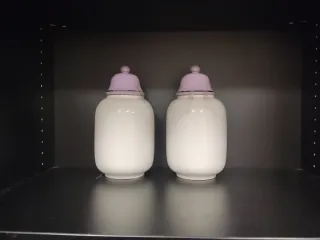 Bottiglie in ceramica farmacia antiche Glaas