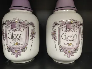 Bottiglie in ceramica farmacia antiche Glaas