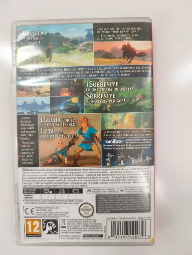 Zelda Breath of the Wild Nintendo Switch