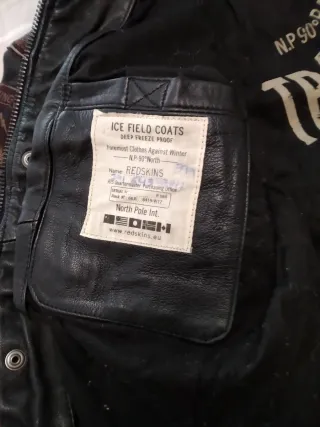 Cazadora Piel Redskins Vintage