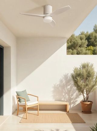 Ventilador de techo con luz Disponibles 2 unidades