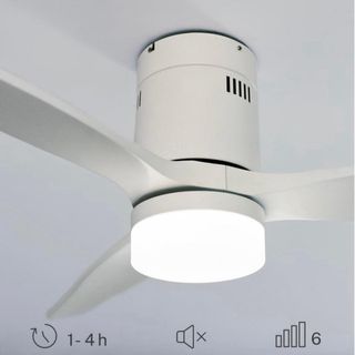 Ventilador de techo con luz Disponibles 2 unidades