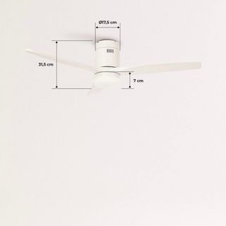 Ventilador de techo con luz Disponibles 2 unidades