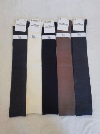 5 pares calcetines lana mujer talla 35-40