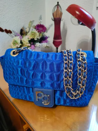 Bolso Purificación Garcia Azul.