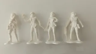 4 Soldatini Astronauti Vintage