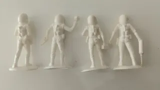 4 Soldatini Astronauti Vintage