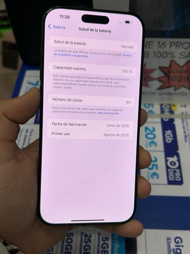 IPHONE 16 PRO MAX 512GB 100% SALUD