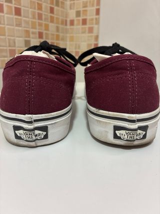 Zapatillas Vans Burdeos Talla 39