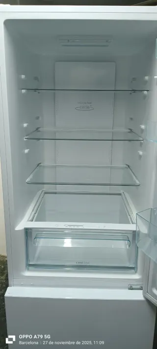 Nevera Combi Candy Blanca NO Frost energía A+