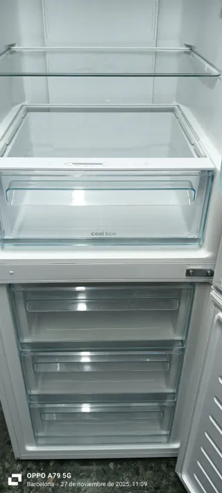 Nevera Combi Candy Blanca NO Frost energía A+