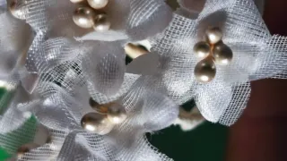 Decorazioni floreali bianche