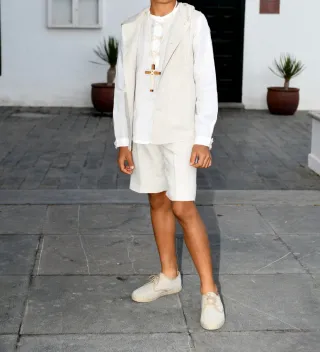 Traje de Comunión Niño Blanco
