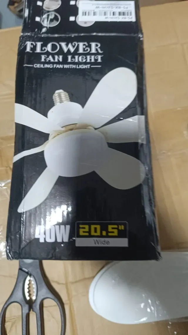 Ventilador Techo LED LOGT con Mando y Luz