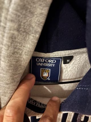 Sudadera Oxford University Gris