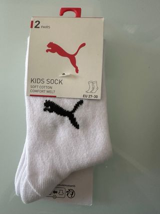 6 pares calcetines Puma Kids EU 27-30