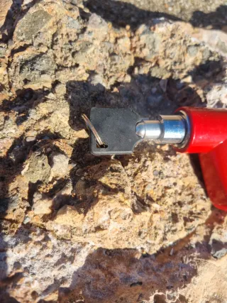 Candado Disco Freno Moto/Bici + Llave solo una lla