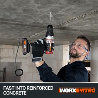 Taladro Percutor Inalámbrico WORX NITRO 20V